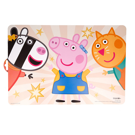 Слика на Подлога за маса, Пластика, Пепа Пиг, Stor S.L., Peppa Pig, 41219, 43*0,1*28,1цм