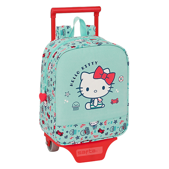 Слика на Ранец, 1 Патент, 2 Тркалца, Hello Kitty, 27*22*10цм, Safta, 612416280