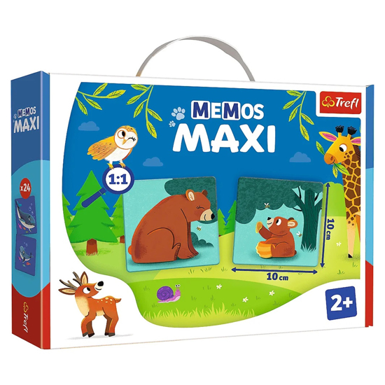 Слика на Друштвена игра, Меморија, Animal Parents and Children, 3+, Trefl, 02268