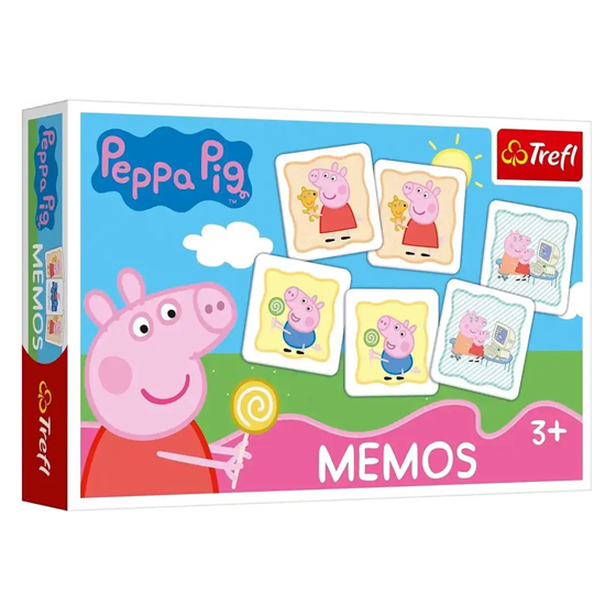 Слика на Друштвена игра, Меморија, Peppa Pig, 3+, Trefl, 02491