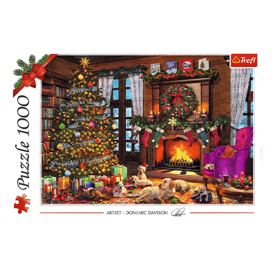 Слика на Сложувалка, Christmas is coming, 1000 парчиња, 68*48цм, 3+, Trefl, 10745