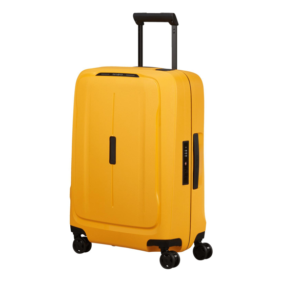 Слика на Куфер, 4 Тркала, Тврд, Samsonite, ESSENS SPINER, 146909/4702, 55x40x20 цм,Жолта