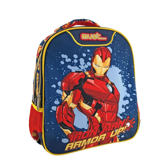 Слика на Ранец, Предушилишен, 2 Патенти, LED, Must,Iron man armor up,000506089,27*31*10цм