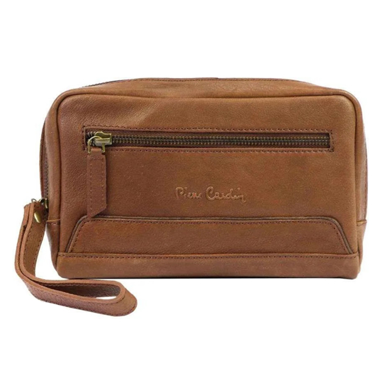 Слика на Торбичка,За на Рака, Кожа,2 Патенти,Pierre Cardin, 2800 YS12,21*14*6цм,С.Кафеава