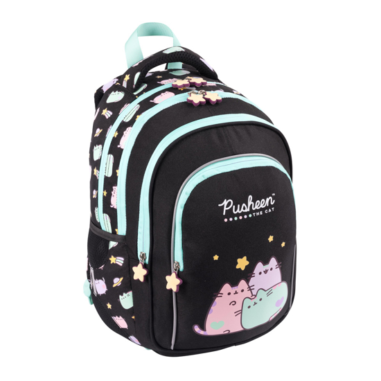 Слика на Ранец, 4 Патенти,Со мачиња,16", Bambino,Pusheen pastel,5903235663161, 28*39*16цм