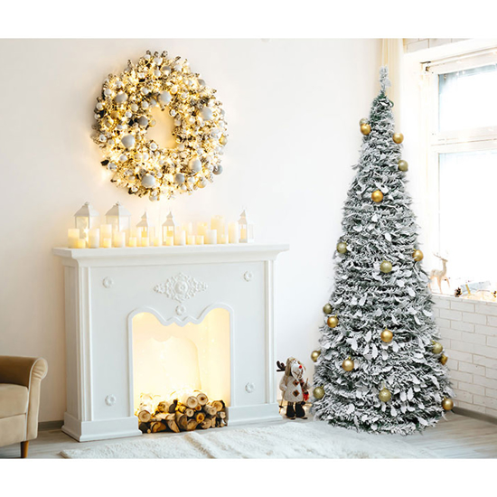 Слика на Новогодишна Елка, Склоплива, 72*180цм, i-Total, Xmas Tree, BN1150, Златна