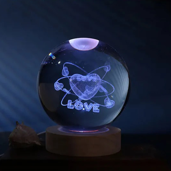 Слика на Кристална Топка, Follow You Heart, 6cm, i-Total, XL2720
                        