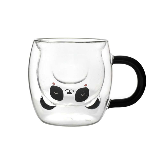 Слика на Шолја, Двојно дно Стаклена, Pandastic, 250ml, i-Total, XL2958