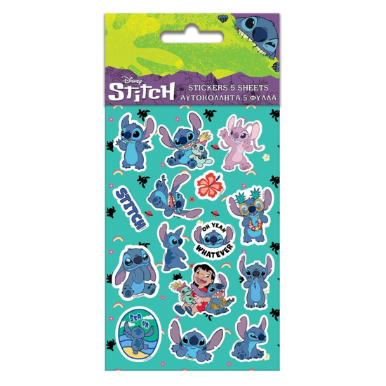 Слика на Налепници, Lilo&Stitch, 8х12 цм 5 листа, Diakakis , 000564613