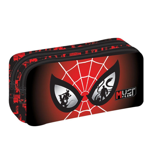 Слика на Несесер Празен , Spiderman Eyes, 2 Патенти , Diakakis , Must, 000508596,21*6*9цм