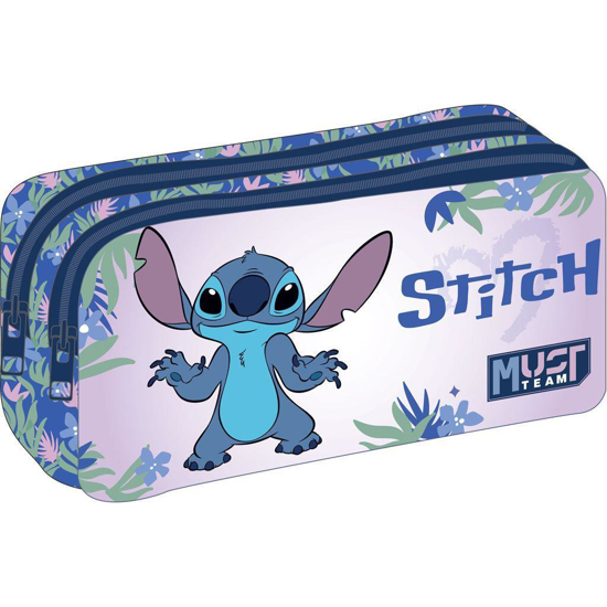 Слика на Несесер Празен , Lilo&Stitch, 2 патенти , Diakakis , Must, 000565162, 21*6*9цм