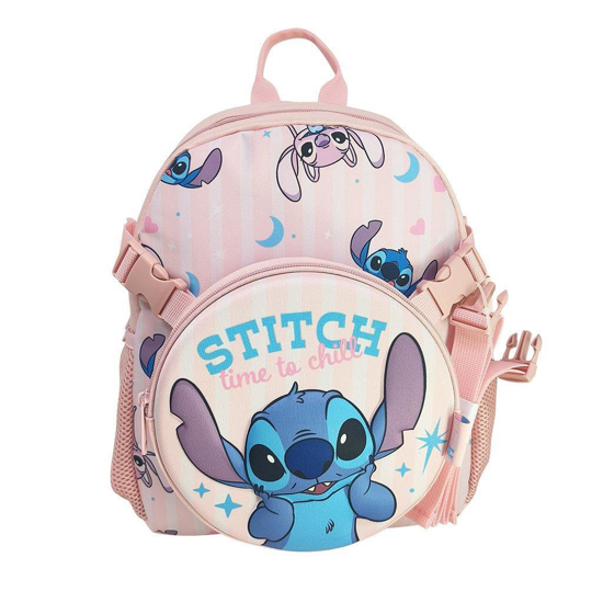 Слика на Ранец, + Ташничка, Lilo&Stitch, Diakakis , Must, 000565163, 28*33*17цм