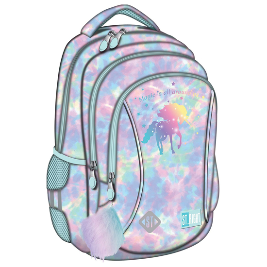 Слика на Ранец, Magic Unicorn, 3 прегради , Mjw, St.Right, 5903235685446