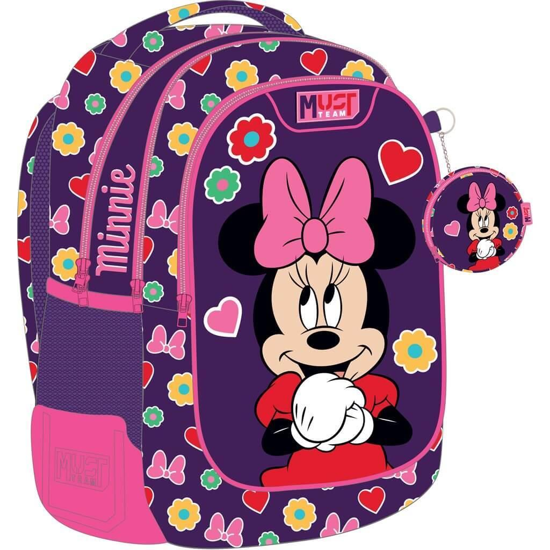 Слика на Ранец, Minnie Cutie, 3 патенти , Diakakis , Must, 000564835, 32*43*18цм