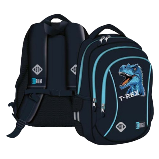 Слика на Ранец, Blue T-Rex, 3 прегради , Mjw, St.Right, 5903235683572