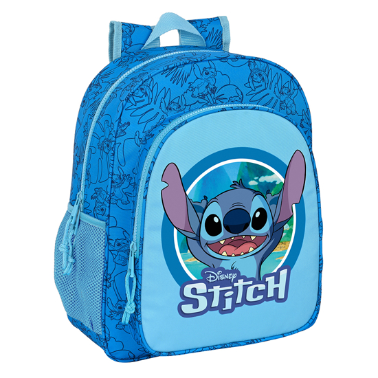 Слика на Ранец, Stitch Hawaii, 2 патенти , Safta, 612413774, 33*42*15цм, Сина