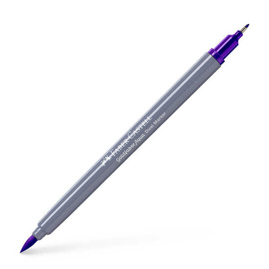 Слика на Маркер, Двостран , Faber Castell, Goldfaber Aqua Dual , 164549, Темна Виолетова 