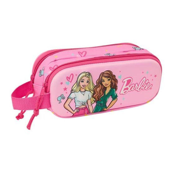 Слика на Несесер Празен , Barbie 3D, 2 Патенти , Safta, 822476512, 21*8*6цм