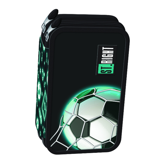 Слика на Несесер Полн, Neon Football, Mjw, St.Right, 5903235681219