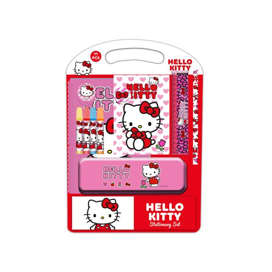 Слика на Сет за цртање, Hello Kitty "Iconic", 11 парчиња, Safta, 312516779