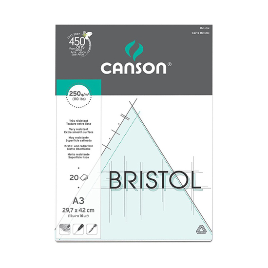 Слика на Блок,За Скицирање, А3, 20 Листа ,250 гр, 250 гр, Canson  Xl ,CANBRIST ,200457121