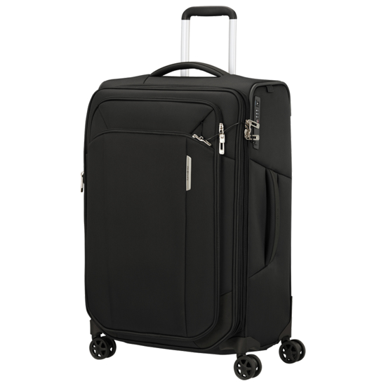 Слика на Куфер, 4 Тркала, Мека, Samsonite, Respark, 143330/7416, 43*67*29цм, Црна