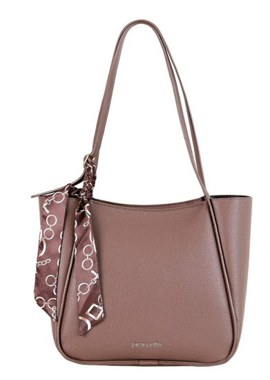 Слика на Чанта, Женска, Еко Кожа, Pierre Cardin, 6071 fr01, 28*27*12цм, Кафеава