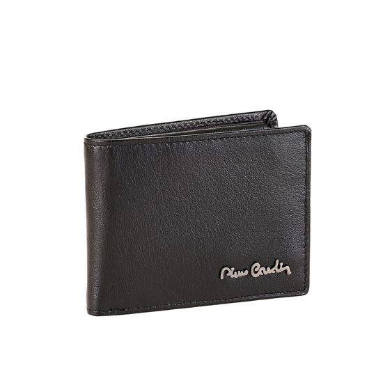 Слика на Паричник, Машки, Кожен, Pierre Cardin, 8806 tilak119, 12*9,5*2цм, Црна