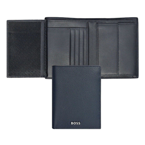 Слика на Паричник, Машки, Кожен, Boss, Classic Grained, HLO416N, 12,5*9,5*2цм, Сина