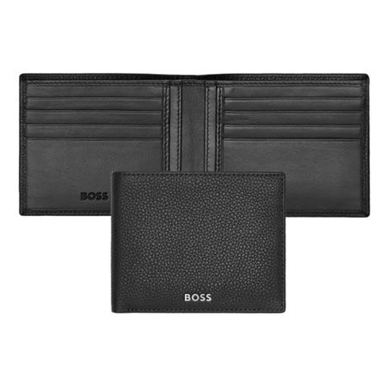 Слика на Паричник, Машки, Кожен, Boss, Classic Grained, HLW416A, 11,5*9,5*1,5цм, Црна