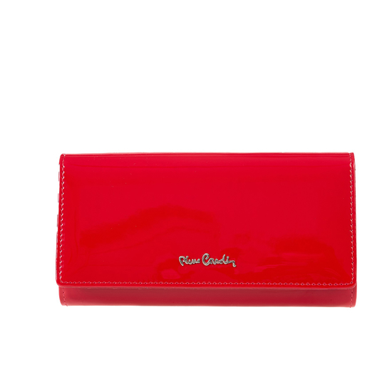 Слика на Паричник, Женски, Кожен, 3 Прегради, Pierre Cardin, 100 lady78, 18*10*3цм,Црвена