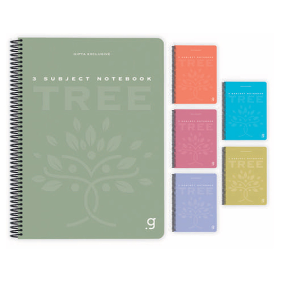 Слика на Тетратка , Со спирала, А4, Коцка, 120 листа, Gipta, TREE, 6950