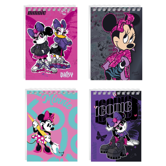 Слика на Блок нотес, Со спирала, А7, Minnie Mouse, Statovac, Kolegij spiral 7, 318210