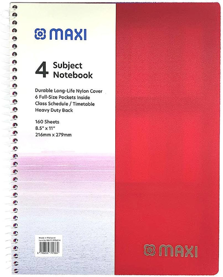 Слика на Тетратка, Со спирала, А4, 160 Листа, Со прегради, ПП Корица, Gipta, Maxi, 6570