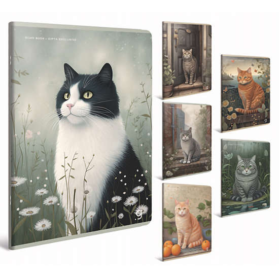 Слика на Тетратка , А4, 60 Листа, Коцка, 80 гр, Gipta, ECHO, 7285