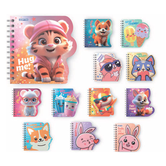 Слика на Нотес , Со Спирала, А6, Gipta, TINY NOTES, 7647