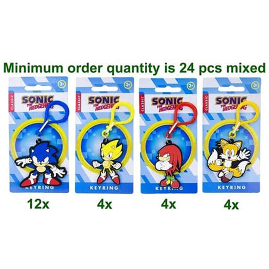 Слика на Приврзок за клучеви, Sonic 2D PVC, Dino Toys , SCKEY1F