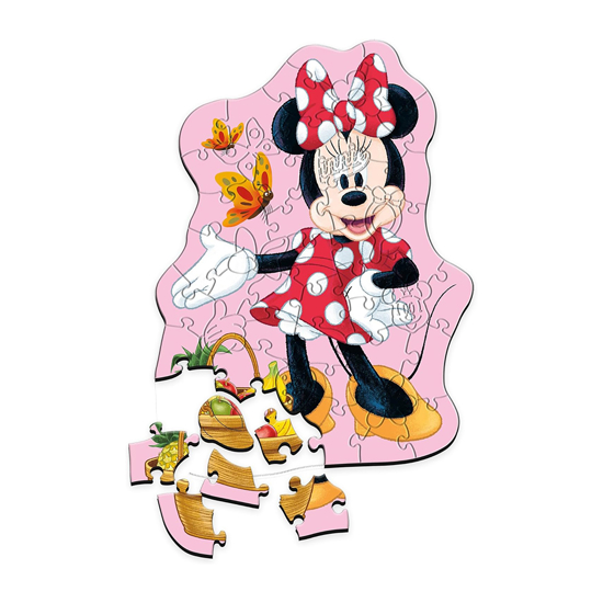 Слика на Сложувалка, Дрвена, 50 парчиња, 3+, Trefl, Cheerful Minnie, 20279