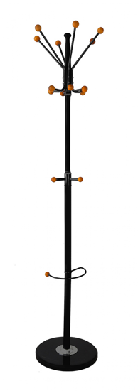 Слика на Закачалка, 38х180 цм , PBS, Stockholm, 19214311-05, Црна 