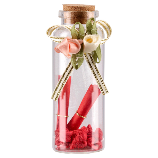 Слика на Честитка, За подарок, Во стаклено шише, Ружа, Statovac, Elixir 100, 707020