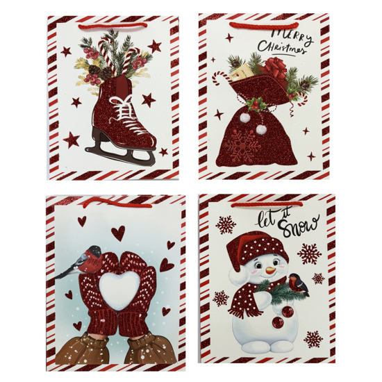 Слика на Кеса, Новогодишна, М, NG-1,снег, микс