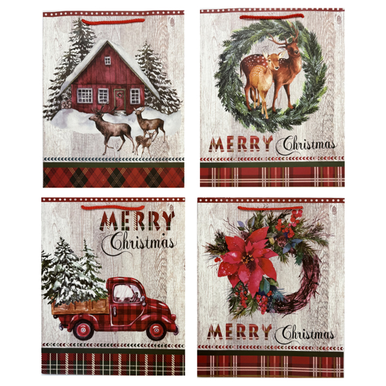 Слика на Кеса, Новогодишна, L, NG-25-Merry Christmas