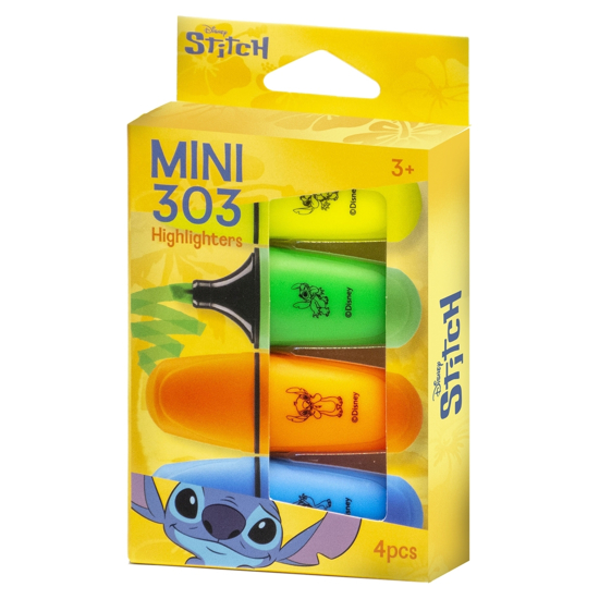 Слика на Текст маркер, Stitch, Сет 1/4, 3+, Statovac, Mini 303, 325160, Микс бои