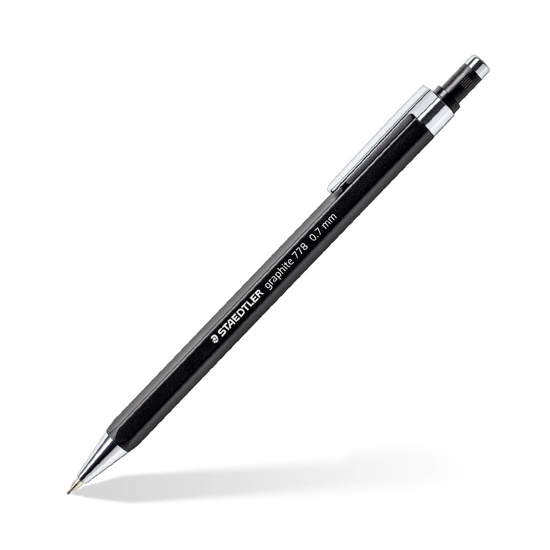 Слика на Патент Молив, 0.7мм, Staedtler, graphite 778, 778 07-9, Црна