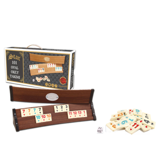 Слика на Друштвена игра, Rummy , Star, 101 Oval, 1010860, Dark color