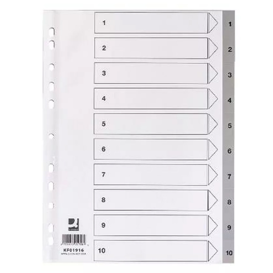 Слика на Разделник, А4, Индекс 1-10, KF01916