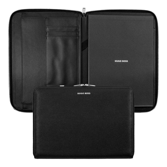 Слика на Папка Конференциска,А4, 1Патент, Hugo Boss,Pure Iconic, HTA410A, 23*32*2,5, Црна
