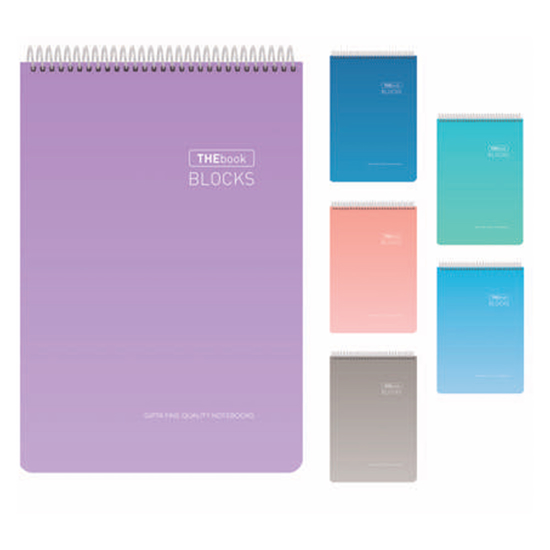 Слика на Блок Нотес, Со Спирала, 17х24, 100 листа, Gipta, THEBOOK BLOCKS, 5526