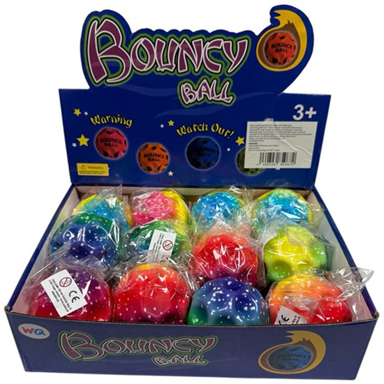 Слика на Отскокнувачко Топче, Анти стрес, 7цм, Dino Toys , Hi-Bounce, 11926700, Микс