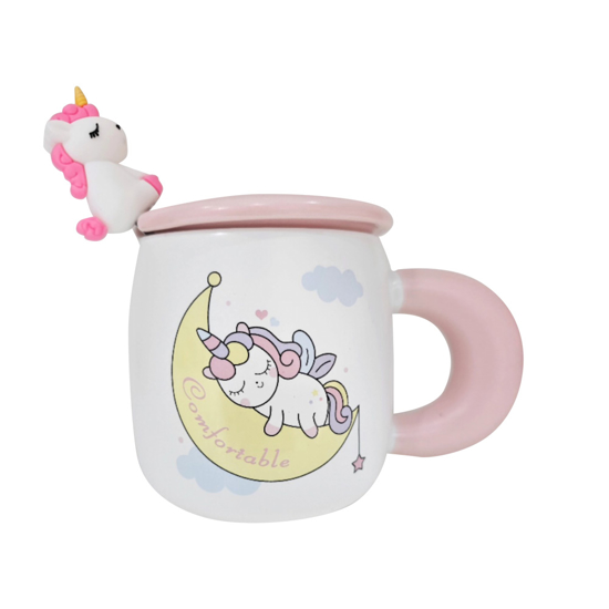 Слика на Шолја, Керамичка, Со Капак, BG Office, Unocorn , S6150